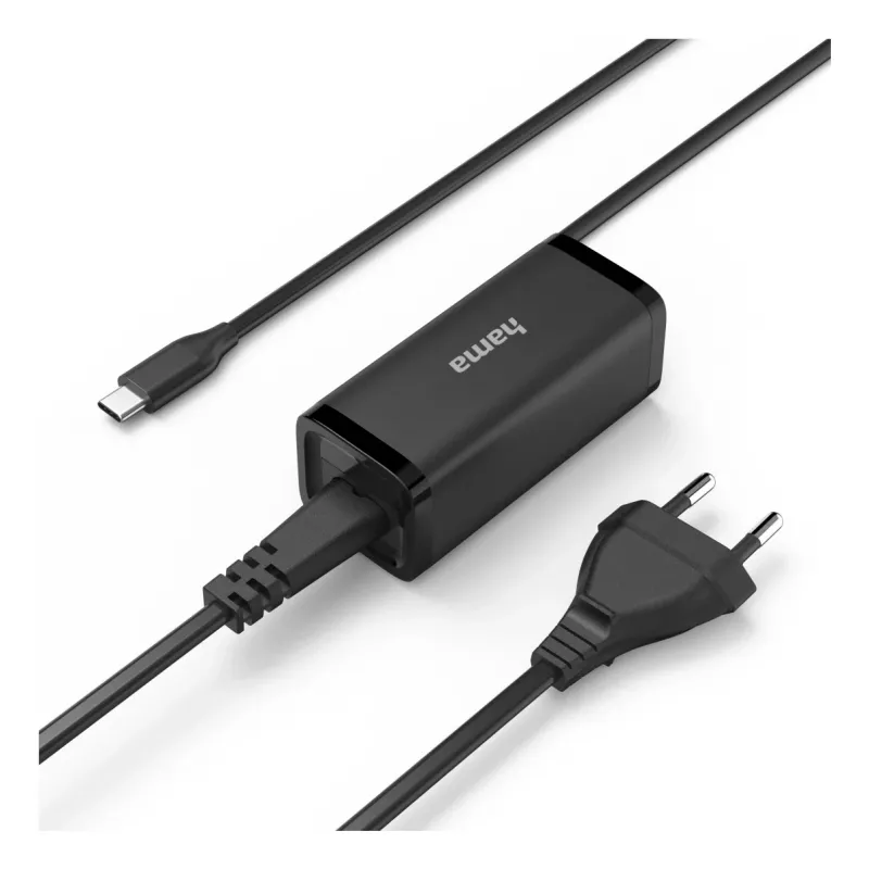 Hama 00200023 maitinimo adapteris 65 W juodas, vidaus, nešiojamam kompiuteriui