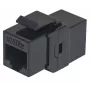 Intellinet Inline Coupler, Cat5e, UTP, Keystone tipo, 8P8C moteriškas į 8P8C moteriškas, juodas