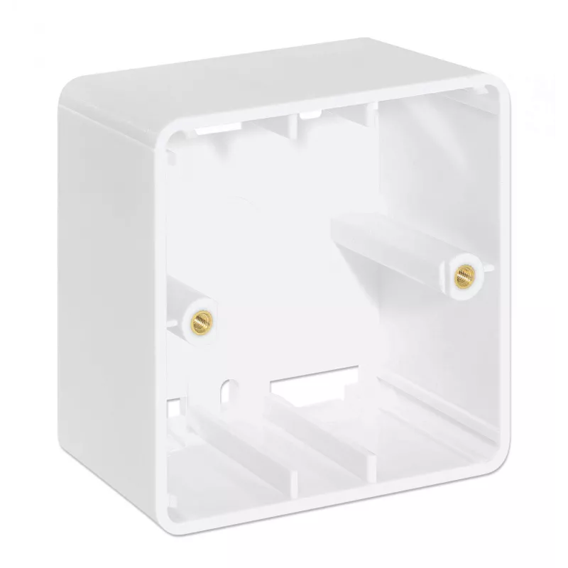 Intellinet paviršinio montavimo dėžutė 771894 80x80x45 mm Signal White RAL9003
