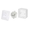 Intellinet paviršinio montavimo dėžutė 771894 80x80x45 mm Signal White RAL9003
