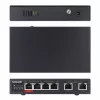 Intellinet 6 prievadų Fast Ethernet komutatorius su 4 PoE prievadais, 65 W galios biudžetas