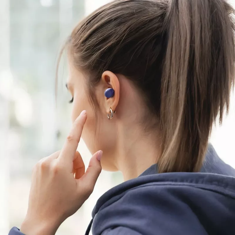 Hama Freedom Buddy II belaidės ausinės True Wireless Stereo (TWS) į ausį Skambučiai/Muzika Bluetooth Mėlyna
