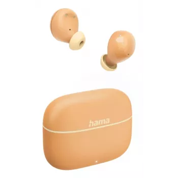 Hama Freedom Buddy II TWS ausinės, į ausį, skambučiai/muzika, Bluetooth, oranžinė