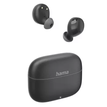 Hama Freedom Buddy II belaidės ausinės TWS į ausis skambučiams/muzikai Bluetooth juodos