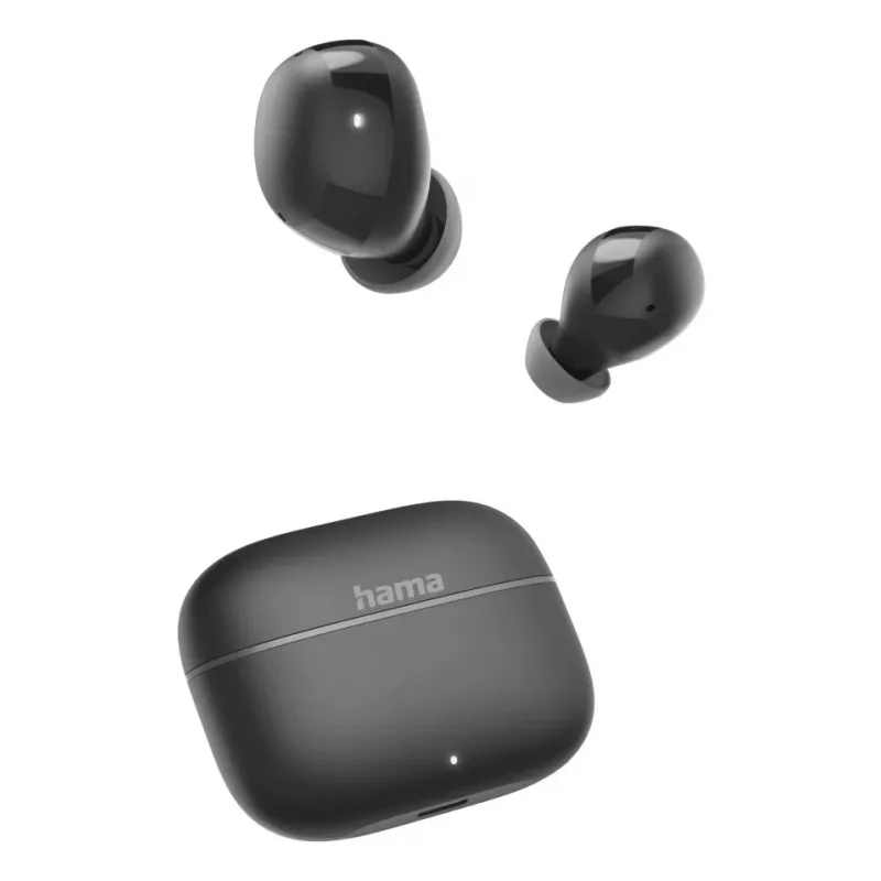 Hama Freedom Buddy II belaidės ausinės TWS į ausis skambučiams/muzikai Bluetooth juodos
