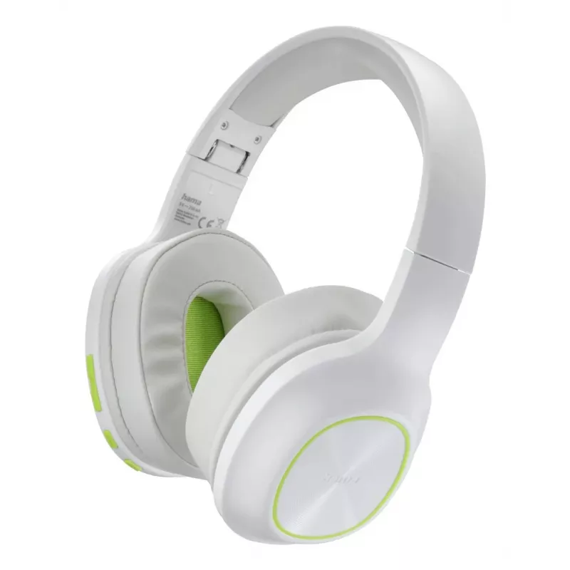 Belaidės ausinės Hama Spirit Calypso III, lankelis, skambučiai/muzika, Bluetooth, žalia, balta