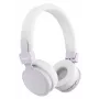 Hama Freedom Lit III belaidės ausinės ant ausų, Bluetooth, USB-C, alyvinė/balta