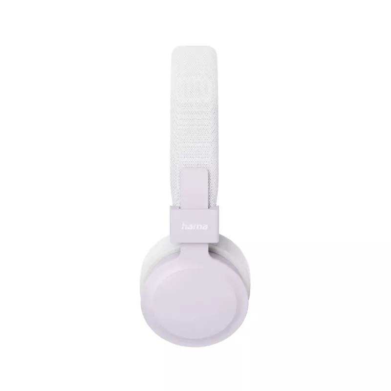 Hama Freedom Lit III belaidės ausinės ant ausų, Bluetooth, USB-C, alyvinė/balta