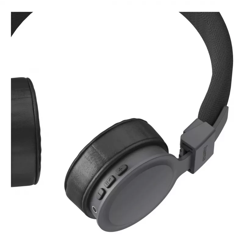 Hama Freedom Lit III belaidės ausinės ant ausų, Bluetooth, USB Type-C, juodos