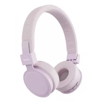 Hama Freedom Lit III belaidės ausinės ant ausų, rausvos, Bluetooth, USB Type-C
