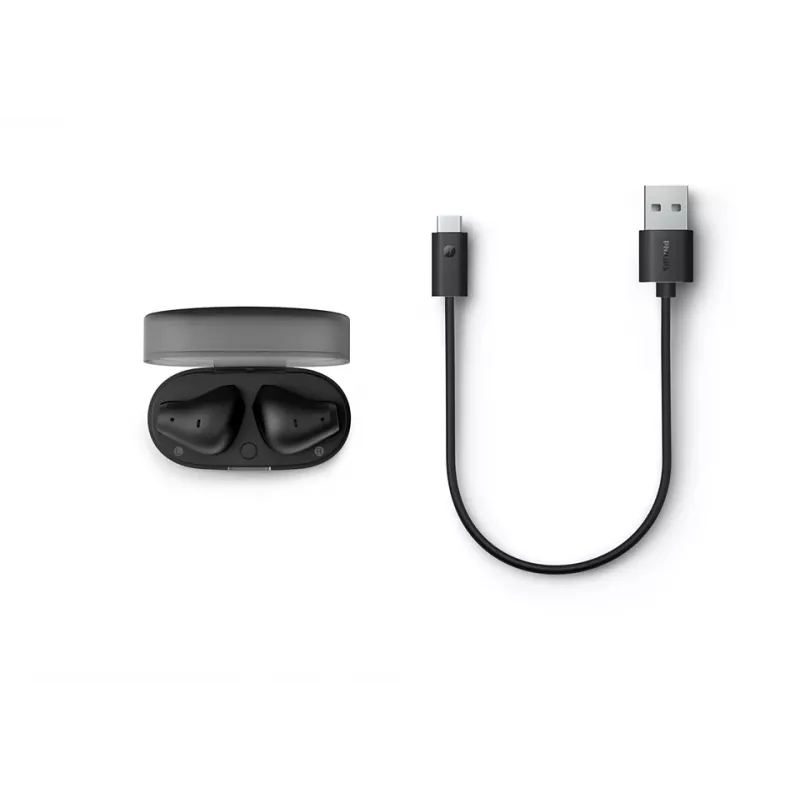 Philips TAT2139BK/00 belaidės ausinės/ausinių rinkinys Į ausį Skambučiai/Muzika Bluetooth Juoda
