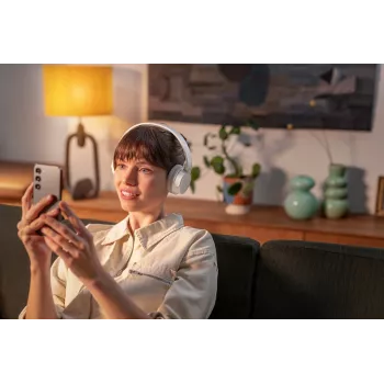 Philips TAH3209WT/00 belaidės ausinės ant ausų, skambučiai/muzika, Bluetooth, balta