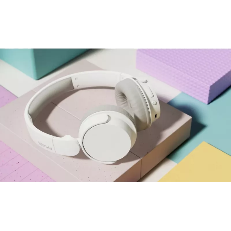 Philips TAH3209WT/00 belaidės ausinės ant ausų, skambučiai/muzika, Bluetooth, balta