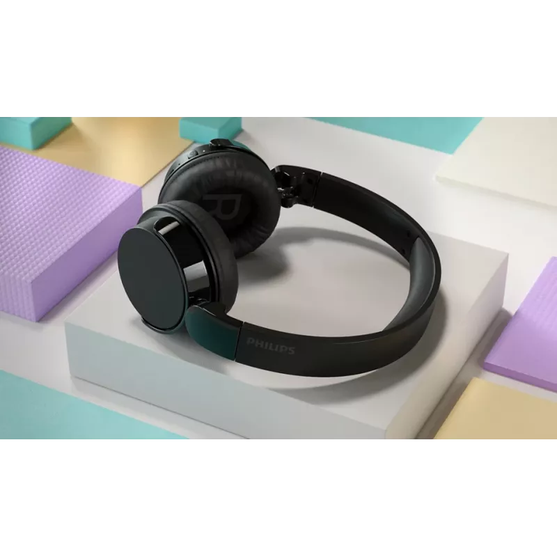 Philips 4000 series TAH4209BK/00 belaidžiai ausiniai ant ausų, juodi