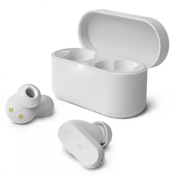 Philips 3000 serijos TAT3509WT/00 belaidės ausinės TWS į ausis Skambučiams/Muzikai Bluetooth Baltos