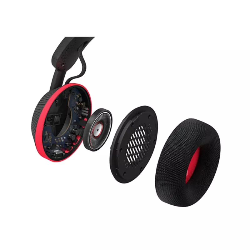 Philips 6000 series TAA6219BK/00 ausinės / headset Belaidės Antgalvinės Muzika Bluetooth Juoda, Raudona