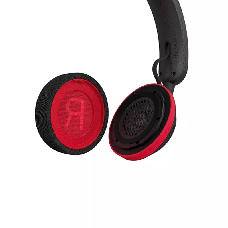 Philips 6000 series TAA6219BK/00 ausinės / headset Belaidės Antgalvinės Muzika Bluetooth Juoda, Raudona