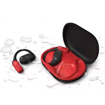 Philips 6000 serijos TAA6709BK/00 ausinės / headset True Wireless Stereo (TWS) Ausų kabliukai Sportinės Bluetooth Juodos, Raudonos