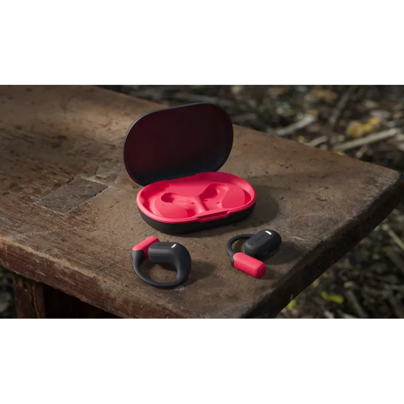 Philips 6000 serijos TAA6709BK/00 ausinės / headset True Wireless Stereo (TWS) Ausų kabliukai Sportinės Bluetooth Juodos, Raudonos
