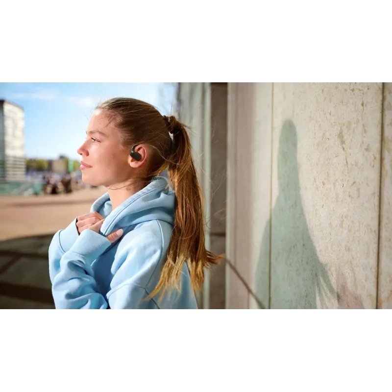 Philips 6000 serijos TAA6709BK/00 ausinės / headset True Wireless Stereo (TWS) Ausų kabliukai Sportinės Bluetooth Juodos, Raudonos