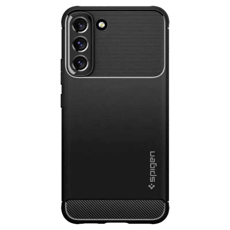 Spigen Rugged Armor dėklas mobiliesiems telefonams juodas Galaxy S22 6.1 colio