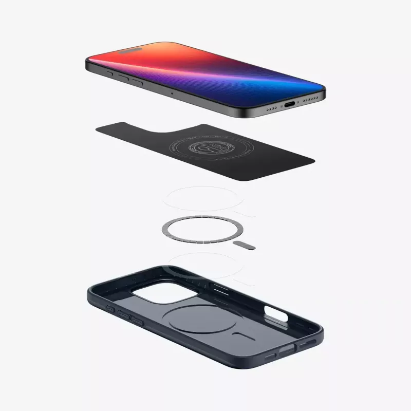 Spigen iPhone 16 Pro Max dėklas Thin Fit MagFit juodas