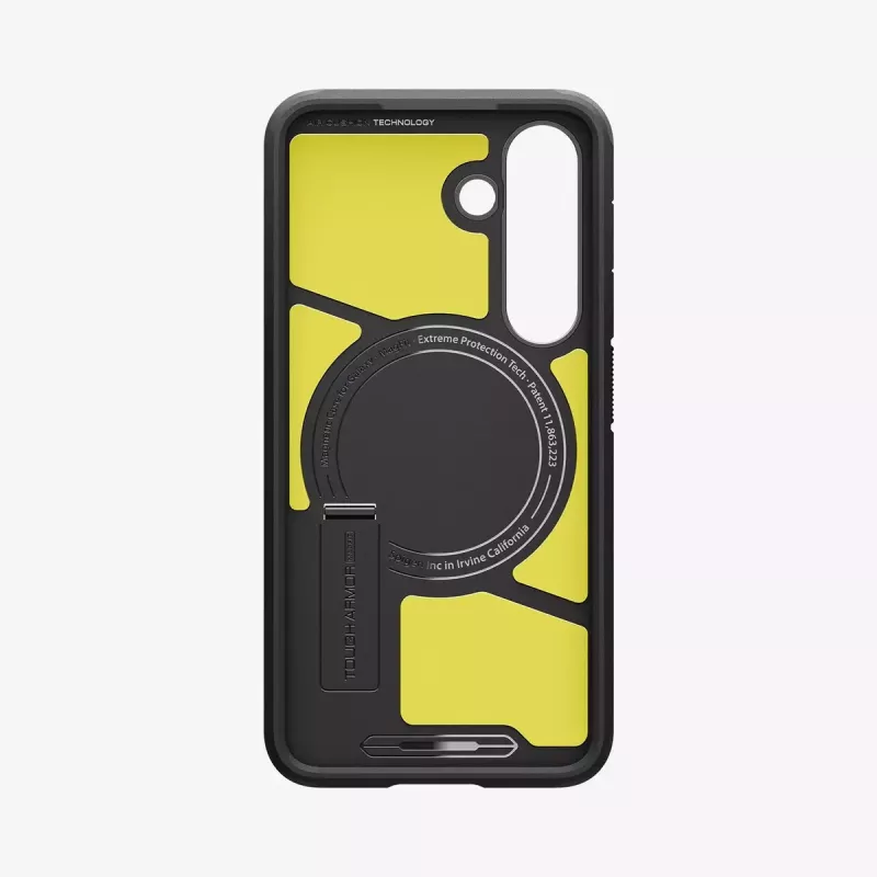Spigen Galaxy S25 Dėklas Tough Armor AI Juodas Su Stovu