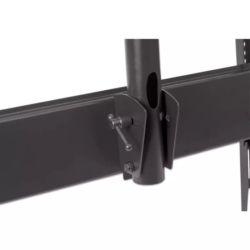 Manhattan lubinis laikiklis televizoriui ir monitoriui, 37–75 colių, reguliuojamas aukštis 105–156 cm, VESA 200x200–800x400 mm, max 50 kg, juodas