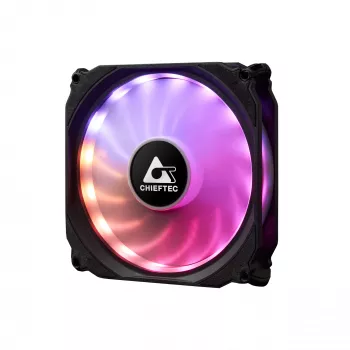 Chieftec CF-3012-RGB kompiuterio aušinimo sistema Korpuso ventiliatorius 12 cm Juoda