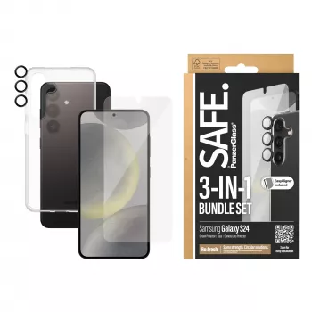 PanzerGlass SAFE. by ® 3-in-1 rinkinys Samsung Galaxy S24