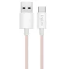 LogiLink USB 2.0 Type-C laidas C/M į A/M 60W rožinis 1,5 m