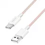 LogiLink USB 2.0 Type-C laidas C/M į A/M 60W rožinis 1,5 m