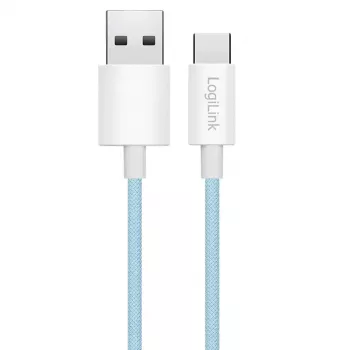LogiLink USB 2.0 Type-C laidas C/M į A/M 60W mėlynas 1,5 m