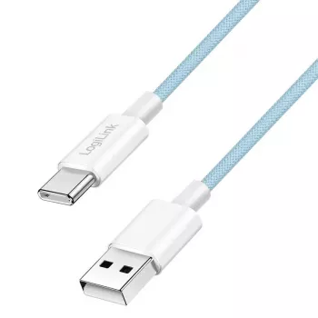 LogiLink USB 2.0 Type-C laidas C/M į A/M 60W mėlynas 1,5 m