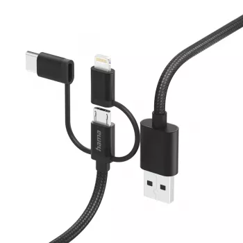 Hama 00201536 USB 2.0 laidas USB A – USB C 1,5 m juodas