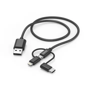 Hama 00201536 USB 2.0 laidas USB A – USB C 1,5 m juodas