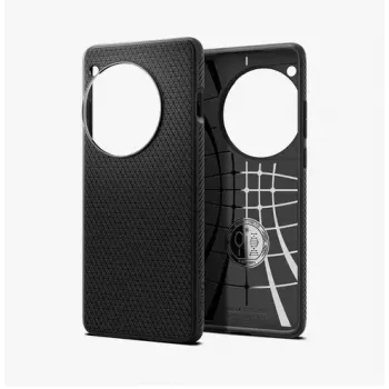 Spigen OnePlus 12 Liquid Air matinis juodas telefono dėklas 17,3 cm