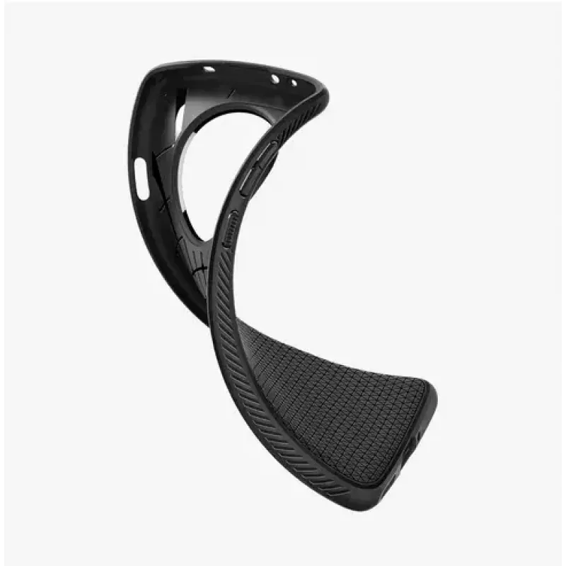 Spigen OnePlus 12 Liquid Air matinis juodas telefono dėklas 17,3 cm