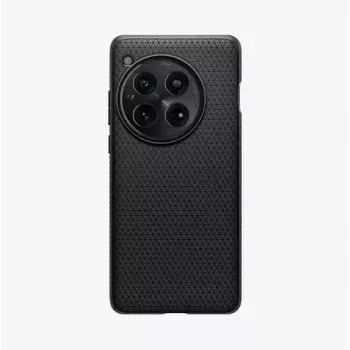 Spigen OnePlus 12 Liquid Air matinis juodas telefono dėklas 17,3 cm