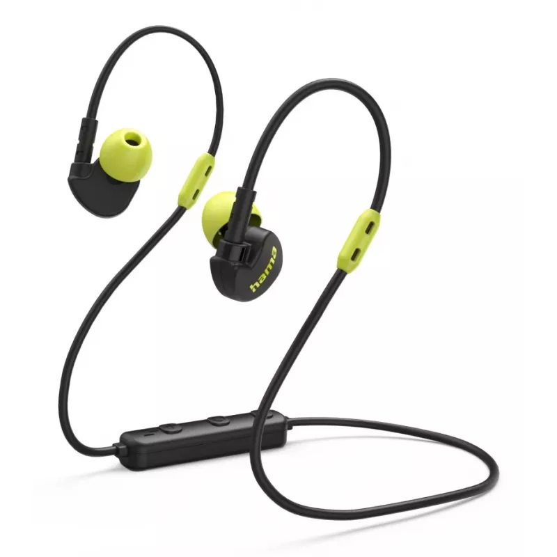 Hama Freedom Athletics III belaidė ausinė sportinė į ausį Bluetooth juoda, geltona