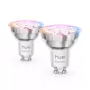 Philips Hue White and colour ambience Essential GU10 – protingas prožektorius – 345 lm – 4,7 W – 2 vnt. pakuotė