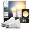 Išmanioji lemputė Philips A60 E27 — Bluetooth / Zigbee, 6 W, 810 lm, balta, 2 vnt. pakuotė