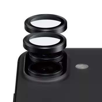 Apsauginis objektyvo stiklelis PanzerGlass Hoops Ceramic II, skirtas iPhone 17, 16, 16 Plus, atsparus įbrėžimams ir smūgiams