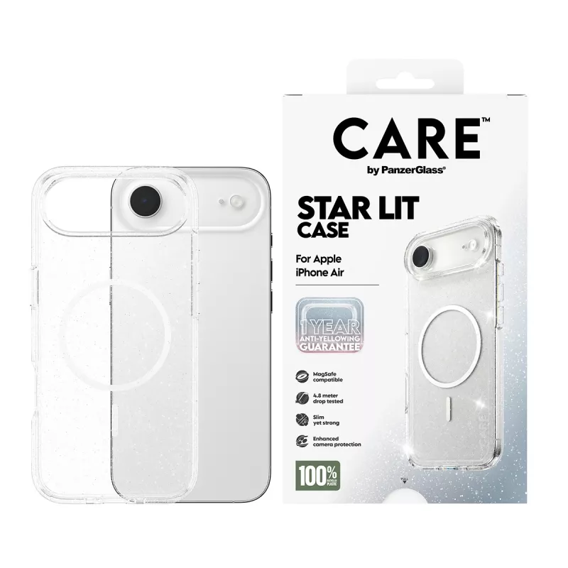 Dėklas PanzerGlass CARE Flagship Case Urban Explorer Star Lit White MagSafe iPhone Air
