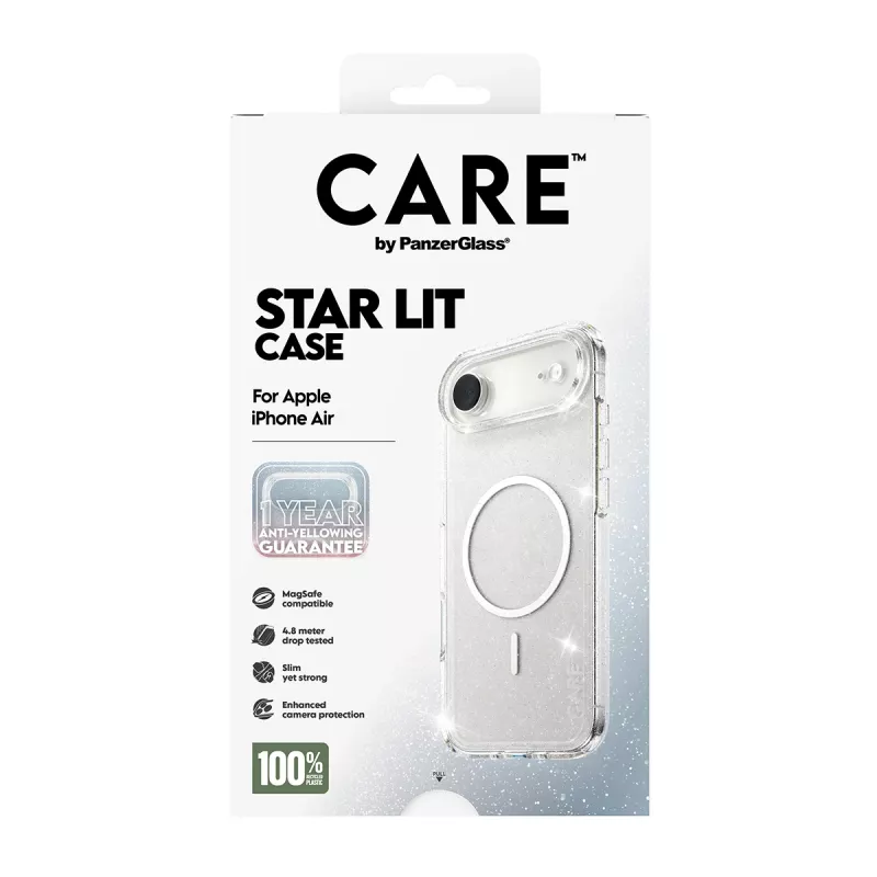 Dėklas PanzerGlass CARE Flagship Case Urban Explorer Star Lit White MagSafe iPhone Air