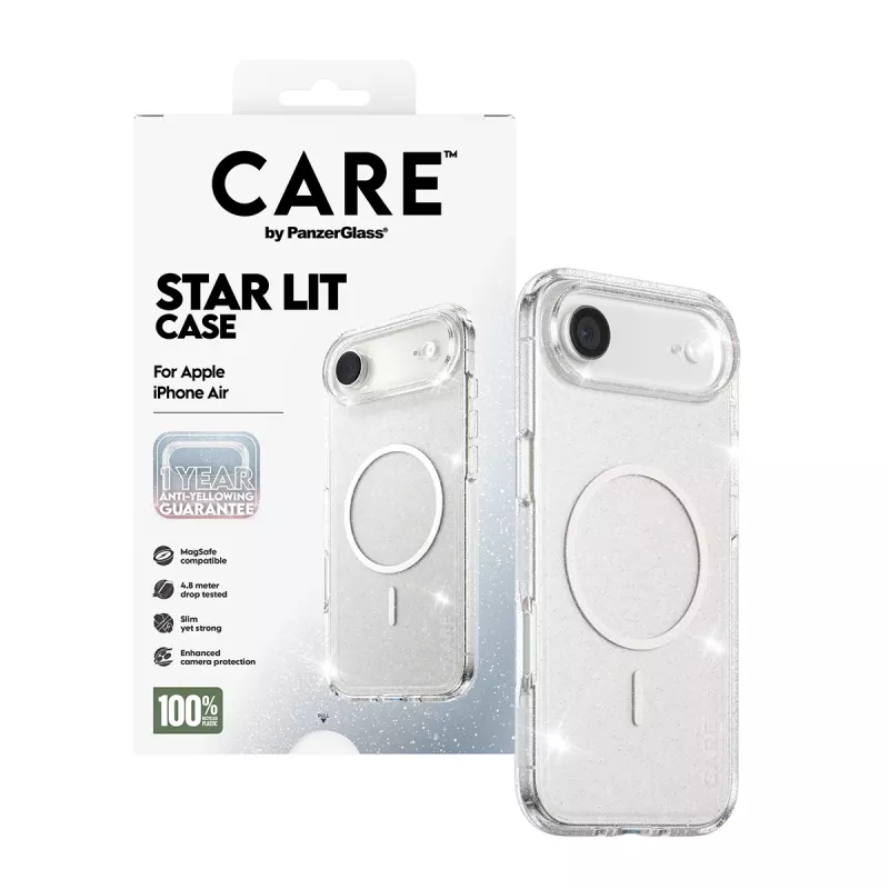Dėklas PanzerGlass CARE Flagship Case Urban Explorer Star Lit White MagSafe iPhone Air