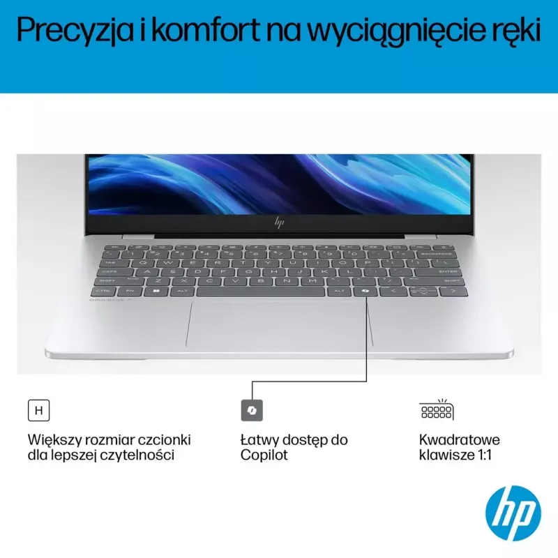 HP OmniBook 7 AI 14-fr0003nw nešiojamasis kompiuteris, 14" 2K OLED, Intel Core Ultra 5 225U, 16 GB, 512 GB SSD, Windows 11 Pro