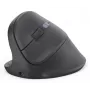 Hama 00173093 EWM-600L ergonomiška vertikali pelė, kairiarankiams, belaidė 2,4 GHz + Bluetooth, kelių įrenginių, optinė 1600 DPI, įkraunama, juoda