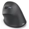 Hama 00173093 EWM-600L ergonomiška vertikali pelė, kairiarankiams, belaidė 2,4 GHz + Bluetooth, kelių įrenginių, optinė 1600 DPI, įkraunama, juoda