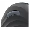 Hama 00173093 EWM-600L ergonomiška vertikali pelė, kairiarankiams, belaidė 2,4 GHz + Bluetooth, kelių įrenginių, optinė 1600 DPI, įkraunama, juoda